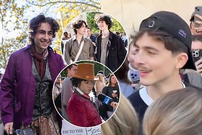 Timothee Chalamet antrininkų konkursas Žemutiniame Manhatane