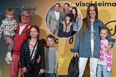 Įžymybės rinkosi į neeilinę premjerą: tarp žiūrovų – Siegel su dukra ir Žvagulis su anūkais