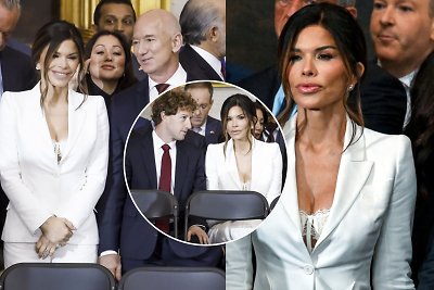 Lauren Sanchez per Donaldo Trumpo inauguraciją