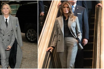 Blake Lively ir Melania Trump