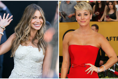 Sofia Vergara ir Kaley Cuoco-Sweeting