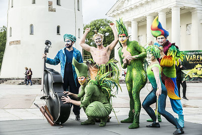 „Cirque du Soleil“ spektaklio „Varekai“ artistų viešnagės Vilniuje akimirkos