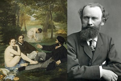 Édouard’as Manet: skandalingi paveikslai, „prancūziška liga“ ir bendra meilužė su tėvu