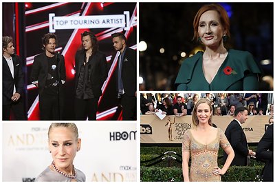 One Direction, Sarah Jessica Parker, J.K.Rowling, Emily Blunt 