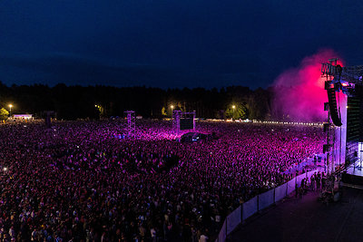 Žiūrovų minia „Jaunas kaip Vilnius“ festivalyje