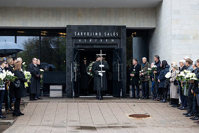 Vilniuje atsisveikinama su Gediminu Kirkilu