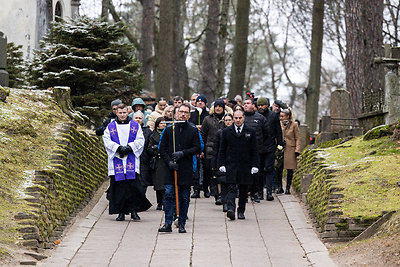 Amžinajam poilsiui išlydimas  Andrius Kulikauskas