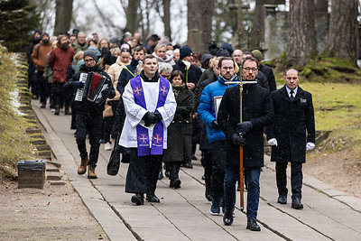 Amžinajam poilsiui išlydimas Andrius Kulikauskas