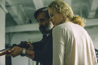 Colinas Farrellas ir Nicole Kidman juostoje „Šventojo elnio nužudymas“