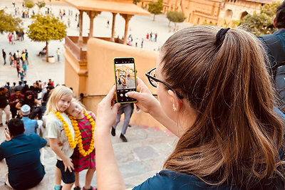 Gintarė juokavo, kad Gintaro rūmuose (Amber Fort) jai tiesiog privaloma apsilankyti