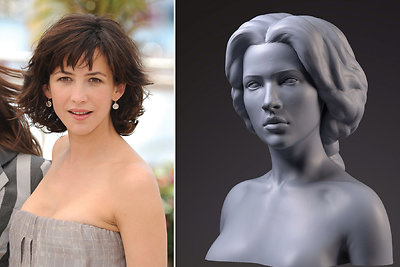 2012-aisiais Prancūzijos simbolis gavo aktorės Sophie Marceau bruožus