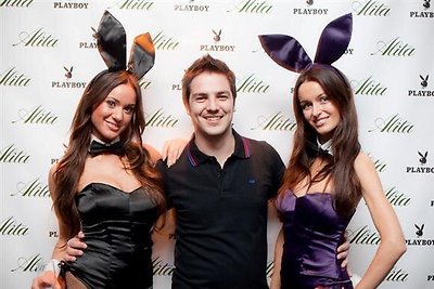 „Playboy“ vakarėlio akimirka