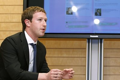 „Facebook“ įkūrėjas ir vadovas Markas Zuckerbergas