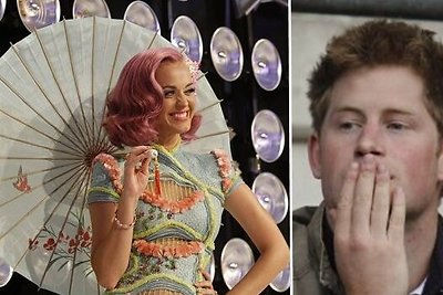 Didžiosios Britanijos princas Harry nusižiūrėjo Katy Perry