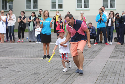 Išankstinė UNICEF vaikų bėgimo treniruotė