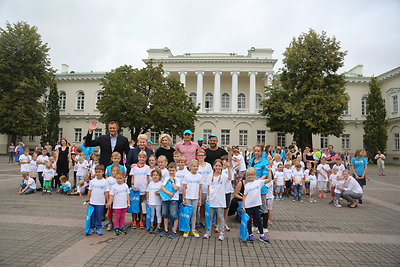 Išankstinė UNICEF vaikų bėgimo treniruotė