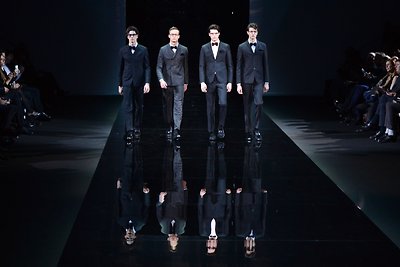 „Emporio Armani“ 2014-ųjų rudens/žiemos kolekcijos pristatymas