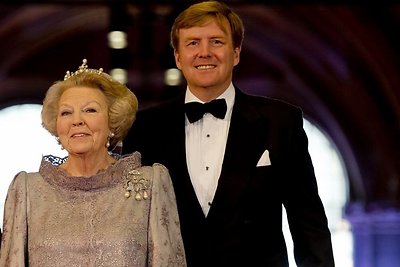 Nyderlandų karalienė Beatrix ir princas Willemas Alexanderis