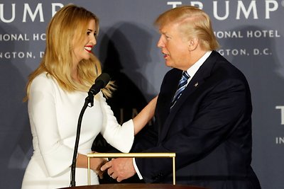 Ivanka Trump ir Donaldas Trumpas