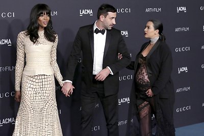 Naomi Campbell, dizaineris Riccardo Tisci ir Kim Kardashian