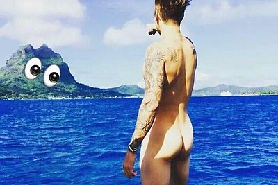 Internautai išsityčiojo iš nuogo Justino Bieberio