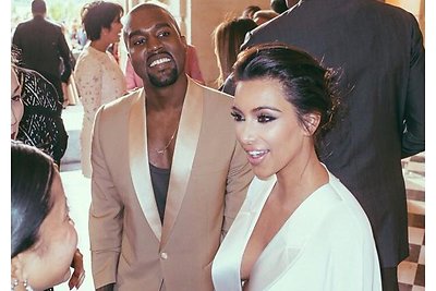 Kim Kardashian ir Kanye Westas