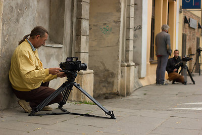 „Bruto ir Neto“ filmavimas