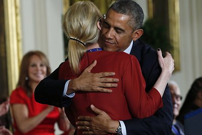 Barackas Obama ir Meryl Streep