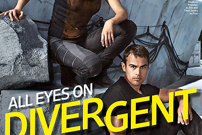 Shailene Woodley ir Theo Jamesas ant „Entertainment Weekly“ viršelio