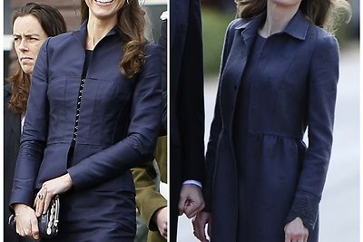 Kembridžo hercogienė Catherine ir Ispanijos princesė Letizia