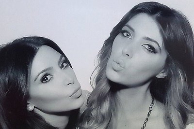 Kim Kardashian ir Brittny Gastineau