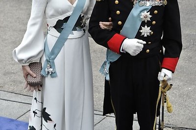 Danijos princas Frederikas su žmona princese Mary