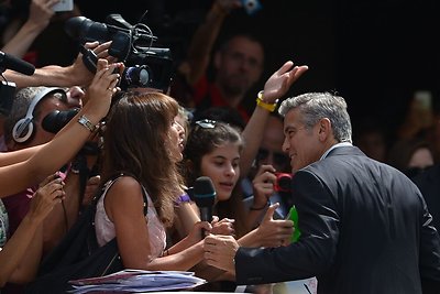 George'as Clooney Venecijos kino festivalyje