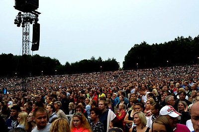 Akimirka iš Robbie Williamso koncerto Taline