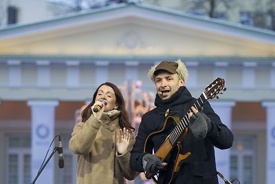 Erica Jennings ir Jurgis Didžiulis 