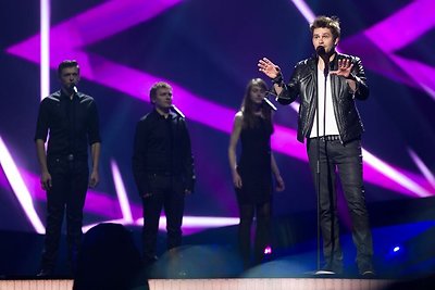 Andrius Pojavis pirmo „Eurovizijos“ pusfinalio repeticijoje – drąsus, užtikrintas ir atsipalaidavęs