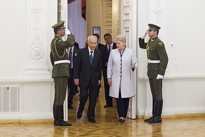 Izraelio prezidentui skirtoje iškilmingoje vakarienėje Vilniuje buvo patiekta ir košerinio maisto