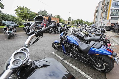 Naujų „Harley-Davidson“ motociklų bandomasis važiavimas