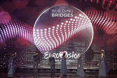 Pirmojo „Eurovizijos“ pusfinalio generalinės repeticijos akimirka