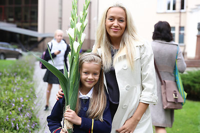 Elena Puidokaitė-Atlanta su dukra Saule