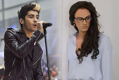 Zaynas Malikas naujame „One Direction“ vaizdo klipe persirengė moterimi