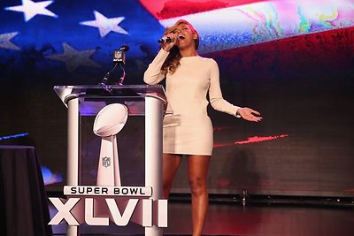 Beyonce „Superbowl“ spaudos konferencijoje