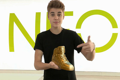 Justinas Bieberis „Adidas“ reklamoje