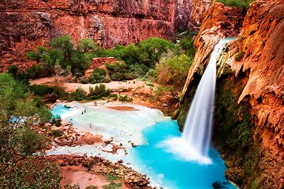  Havasu krioklys Didžiajame kanjone, JAV