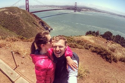 Viktorija ir Martynas Pociai San Franciske