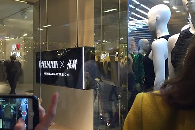 Madistų minia nusiaubė „H&M“ parduotuvę Vilniuje