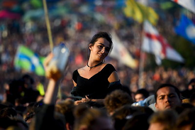 Festivalio „Glastonbury“ lankytojų stilius