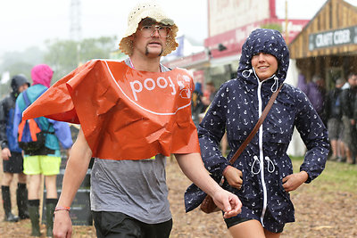 Festivalio „Glastonbury“ lankytojų stilius