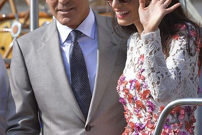  George'as Clooney ir Amal Alamuddin 