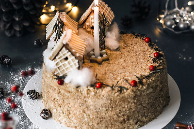 Tortas „Napoleonas“. Kepinio autorė – Rūta Repšienė.